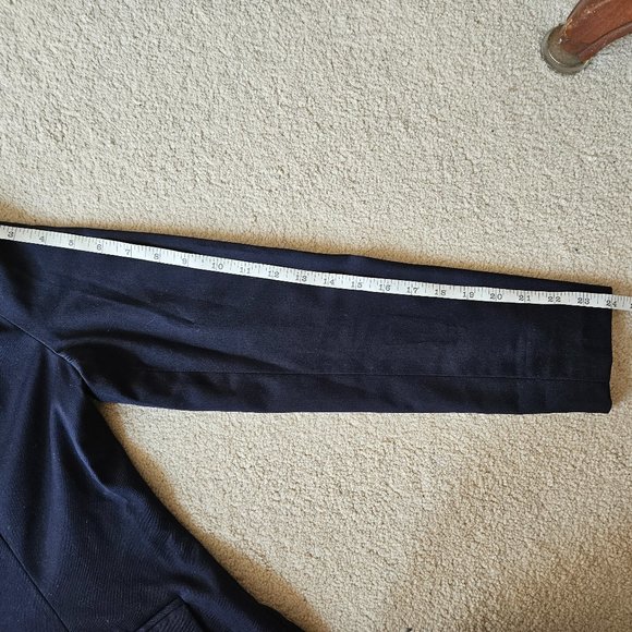 Navy Blazer with Shoulder Pads - Picture 8 of 10